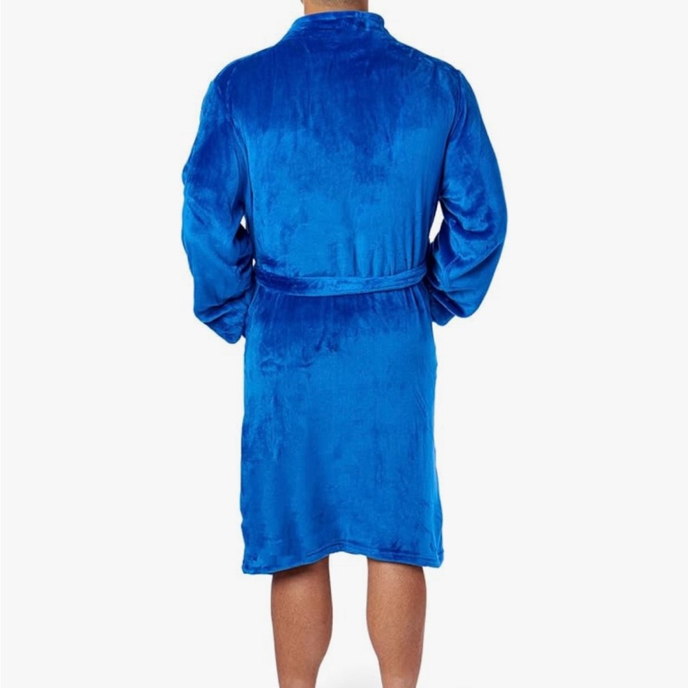 Buffalo Bills Blue Fleece Robe - Picture 4 of 6